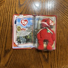 1999 TY Teenie BEANIE BABIES "OSITO The BEAR" International Bears II McDonalds