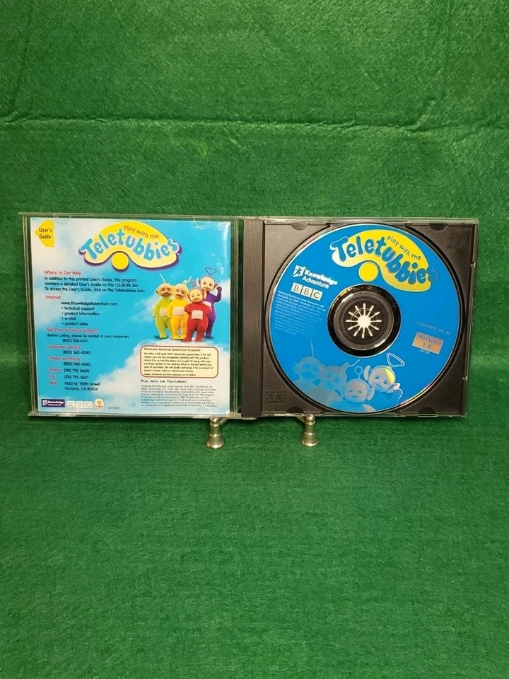 Vintage 1998 BBC Play with the Teletubbies PC CD-ROM Windows 98/95 UK Kids Game - Image 3 of 3