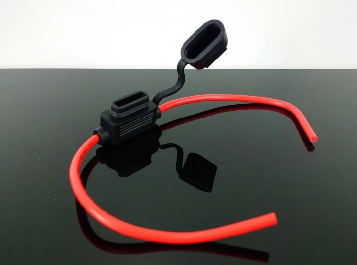 Sicherungshalter für Flachstecksicherungen Blade Fuse Case Holder In-Line 6V 12V