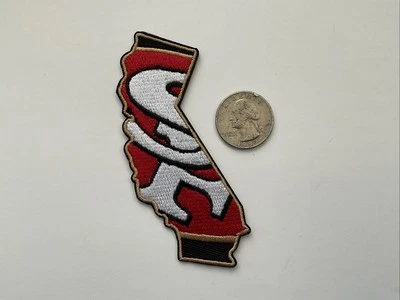 49ers Embroidered- Iron On Vintage Patch 4” X 1.5”