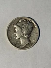 1942 P Mercury Dime - 90% Silver - Receive Coin Shown