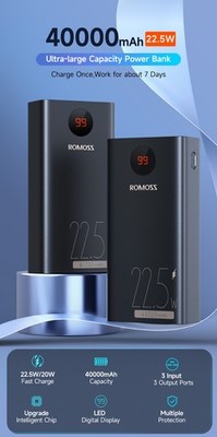 Modern Powerbank 40000 Mah Powerful And Durable