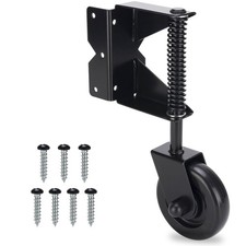 Gate Wheel, Spring Loaded Gate Caster, Heavy Duty Wooden Fence Gate Caster Wh...