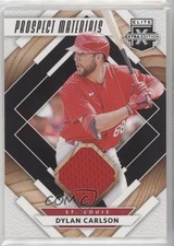 2020 Panini Elite Extra Edition Prospect Materials Black Dylan Carlson 1c0k