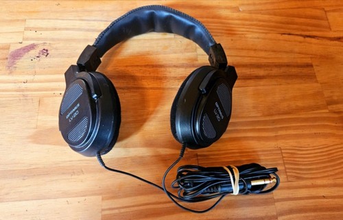 Vintage Optimus LV-20 Black (Over-the-Ear) In-Line Volume Control Headphone