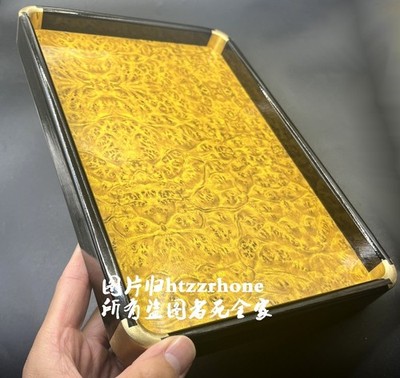 Golden Phoebe Ebony Wood Dish Plate Tray Kitchen Health Eating Service Drinks