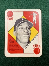 1951 Topps Red Back Luscious "Luke" Easter #26 (RC) Cleveland Indians EX+ clean