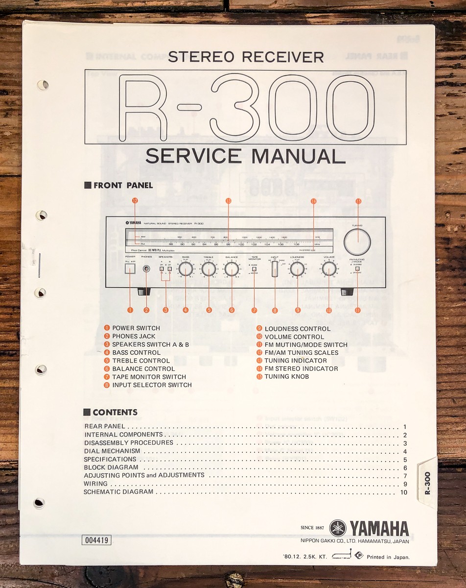 Yamaha R-300 vintage audio equipment - eBay listing photo 3