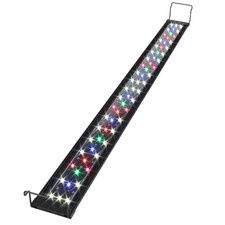 Ultra-Slim Full Spectrum LED Aquarium Light with Adjustable Brackets,1250LM 3...