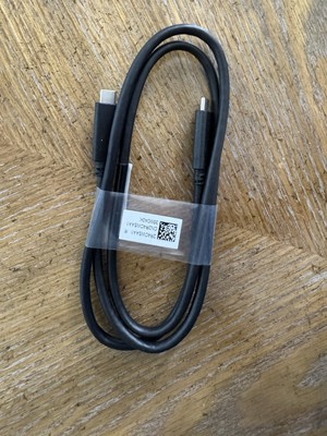 Dell Type C Gen 2 5a Male/Male 3ft Cable
