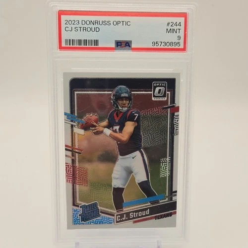 2023 Donruss Optic C.J. Stroud #244 Rated Rookie PSA 9 Texans