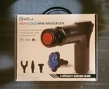Mini Massage Gun - Hot and Cold Massager w/ 5 Attachments (Rechargeable Battery)
