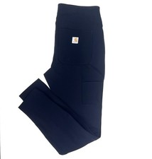 Carhartt Women  s Force Fitted Lightweight Utility Legging Black Medium 8-10