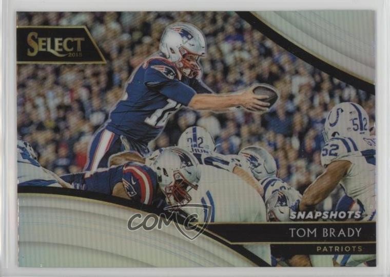 2018 Panini Select Snapshots Silver Prizm Tom Brady #SN-5 0l44