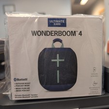 Ultimate Ears WONDERBOOM 4 Portable Wireless Bluetooth Speaker Waterproof NIB