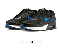 Nike Air Max 90 GS KIM Black/ Blue FZ4355-001 Fashion Shoes