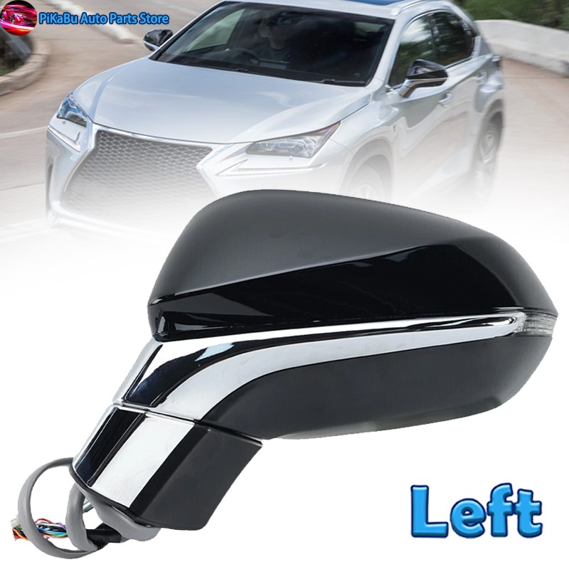 Left 15Pin SideWing Mirror For Lexus NX200t NX300 300h 2018-2021 W/Blind Spot