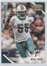 2010 Panini Gridiron Gear Rookie Platinum X's 15/25 Koa Misi #214 1u9