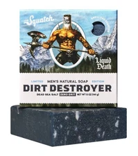 NIB~ Dr Squatch Men's Dirt Destroyer Liquid Death 5 oz Natural Bar Soap SOLD OUT