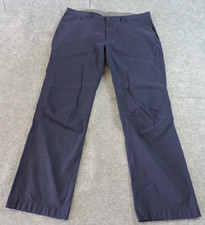 Eddie Bauer Mens 36x30 Tech Nylon Stretch Atlantic Blue Hiking Pants