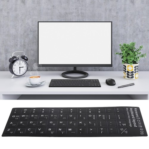 Hot Keyboard Sticker Waterproof Korean Keyboard Decal For Notebook For 10‑17in - Picture 23 of 24