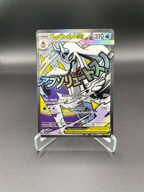 Pokemon Mega Froslass ex Mega Attack Full Art ASC Ascended Heroes 265 NM English