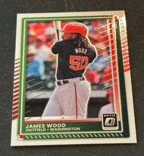 JAMES WOOD 2025 Panini Donruss Optic No. 41 (Nationals)
