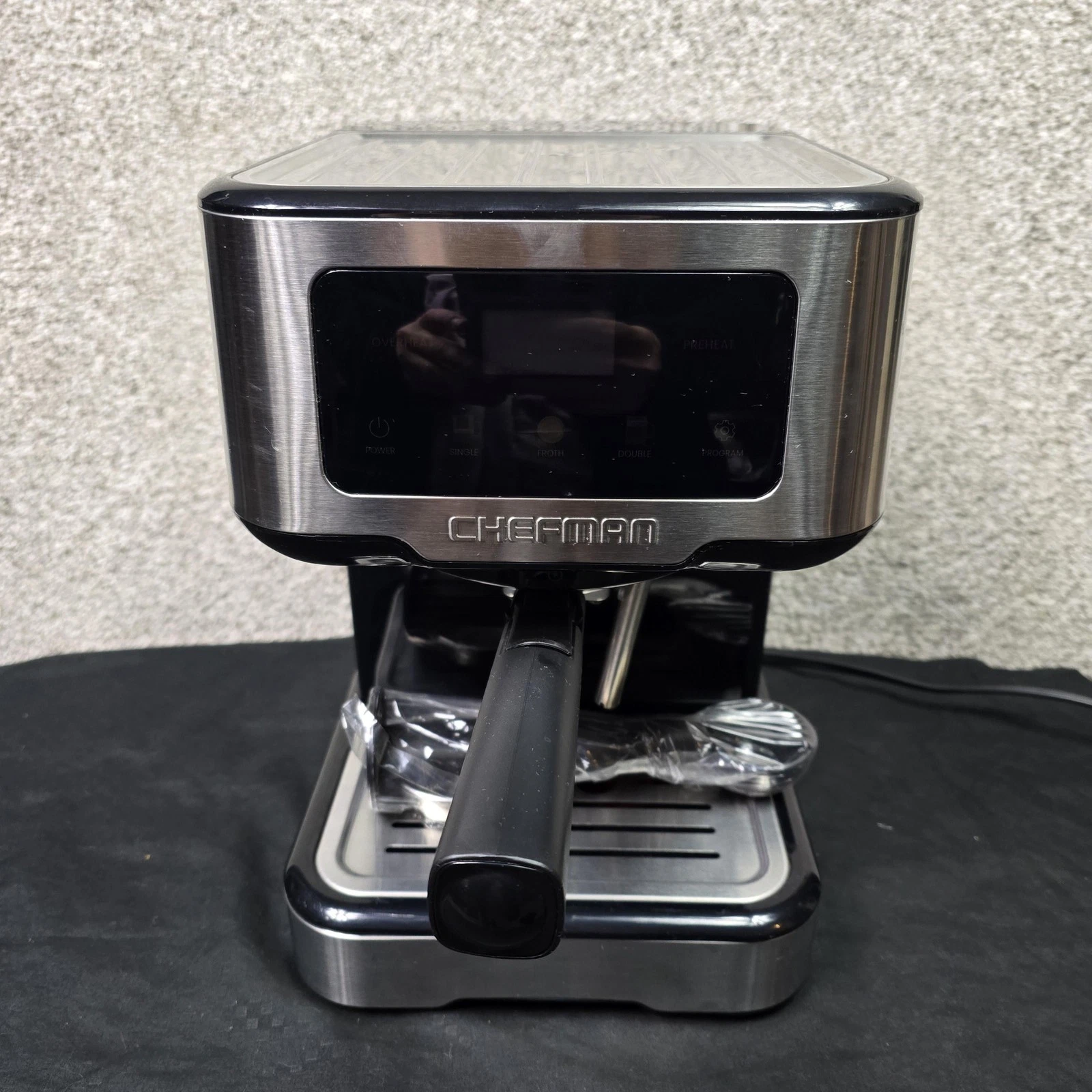 Chefman Espresso Machine Magnifica S Programmable Frother Silver Stainless Steel
Opens in a new wind