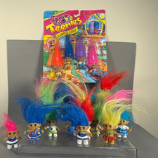 Huge Lot of 30 90s Vintage Ace Treasure Troll Teenies Gem Belly Jewels 4"