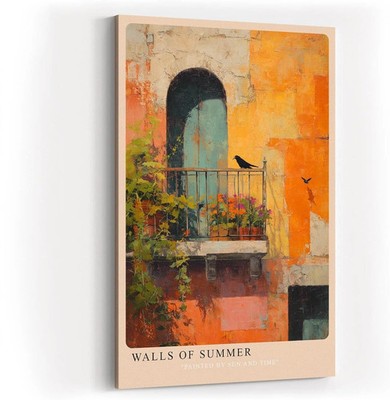 Sinus Art Paul Sinus Wandbild Walls of Summer   Sonnendurchflutete