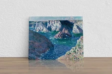 Claude Monet "Rocks at Belle-Ile" Canvas Print Wall Art Home Decor