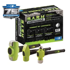 Wilton 11111 B.A.S.H 3-Piece Mechanics Hammer Kit