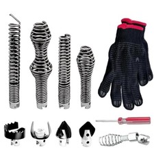 10PCS Drain Snake Drill Attachment Fit for RIDGID K-400 C-4 C-6 C-7 C-8 C-9