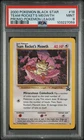 Team Rocket's Meowth PSA 9 2000 Pokemon Promo Black Star #18