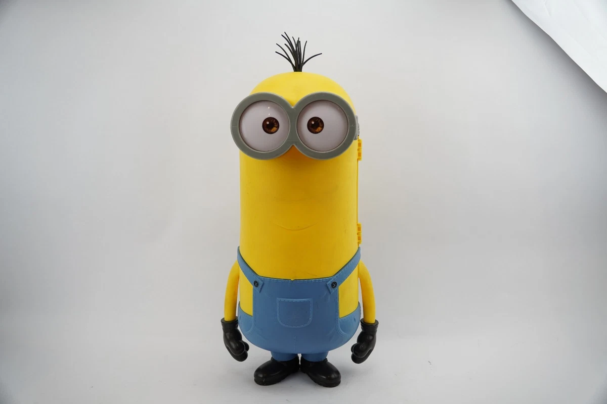 Minions Action Figure Kevin Con Blaster Al Formaggio - 10 Cm, Con Pulsanti Per Spara Formaggio, Regalo Bambini 4+