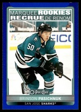 2021-22 Upper Deck O-Pee-Chee Update Blue Border Brinson Pasichnuk RC #649