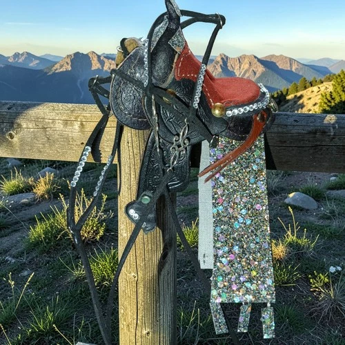 Johnny West Marx Custom Parade  Saddle Bridle