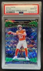 2024 Prizm Bo Nix Fireworks RC Green Wave #23 Broncos PSA 10