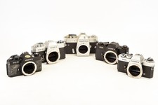 5 Yashica 35mm SLR Film Camera Bodies FR FX-2 FX-3 Electro for PARTS REPAIR V23