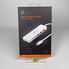 New J5create USB-C Multi-Port Hub Dock Station JCD373