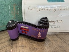 WDCC WALT DISNEY CLASSICS OPENING TITLE FILM STRIP SCROLL - DONALDS BETTER SELF