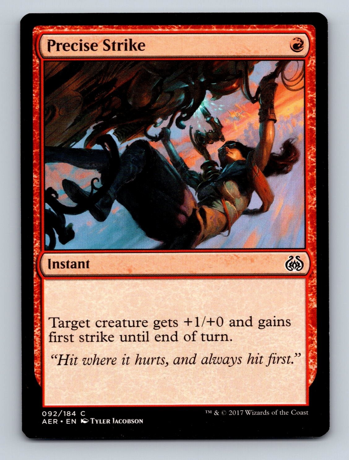 MTG Magic the Gathering Precise Strike Aether Revolt Regular