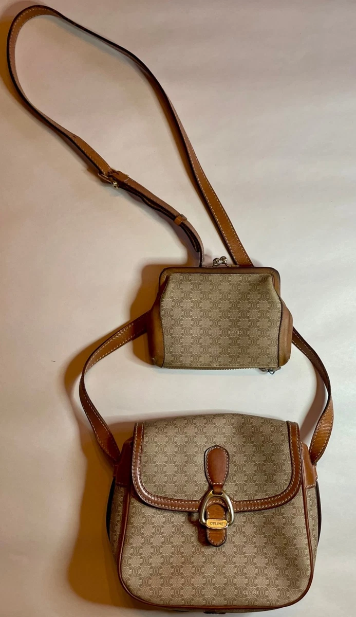 Sac Besace AUSONI Lausanne Vintage Années 60 - Fourrure Et Cuir, Bandoulière