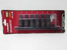 Husky 1/2 in. Drive Hex Bit Impact Socket Set SAE 6-Piece- ( Missing 3/4" )