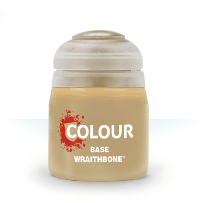 Citadel Base Paint: Wraithbone - Ivory Base Coat for Miniature Painting 12ml