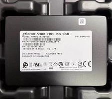 Micron 5300 PRO 3.84TB SSD SATA 6Gb/s Solid State Drives MTFDDAK3T8TDS-1AW1ZABYY