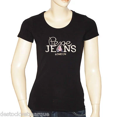 PEPE JEANS LONDON Mujer ELAINE Negro Talla XS - Imagen 1 de 2