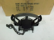 1 Bridger #5 Offset Coil Spring Foothold Traps Coyote Beaver Otter Trapping