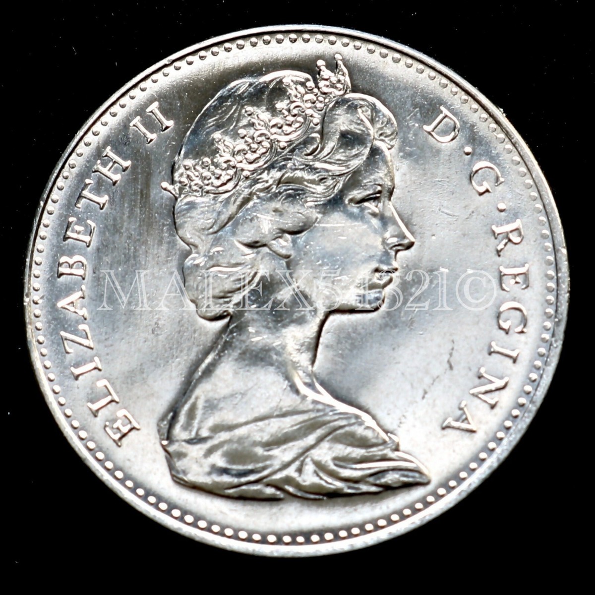 🇨🇦​ CANADA 1967 CONFEDERATION 5 CENTS NICKEL *RABBIT