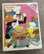 1979 Whitman 4605-45 100 Pc Puzzle Tweety Sylvester Cooking Complete